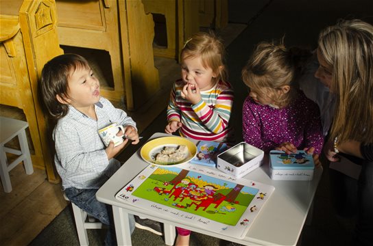 Samling med fireåringer