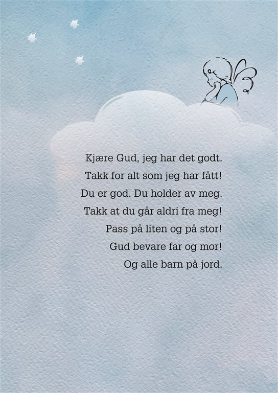 Kjære Gud, jeg har det godt (plakat 2024)