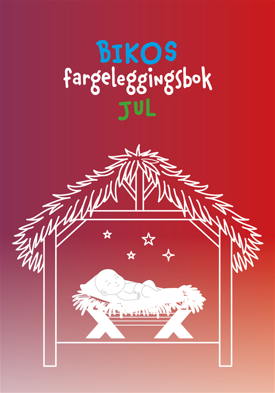 Bikos fargeleggingsbok - JUL
