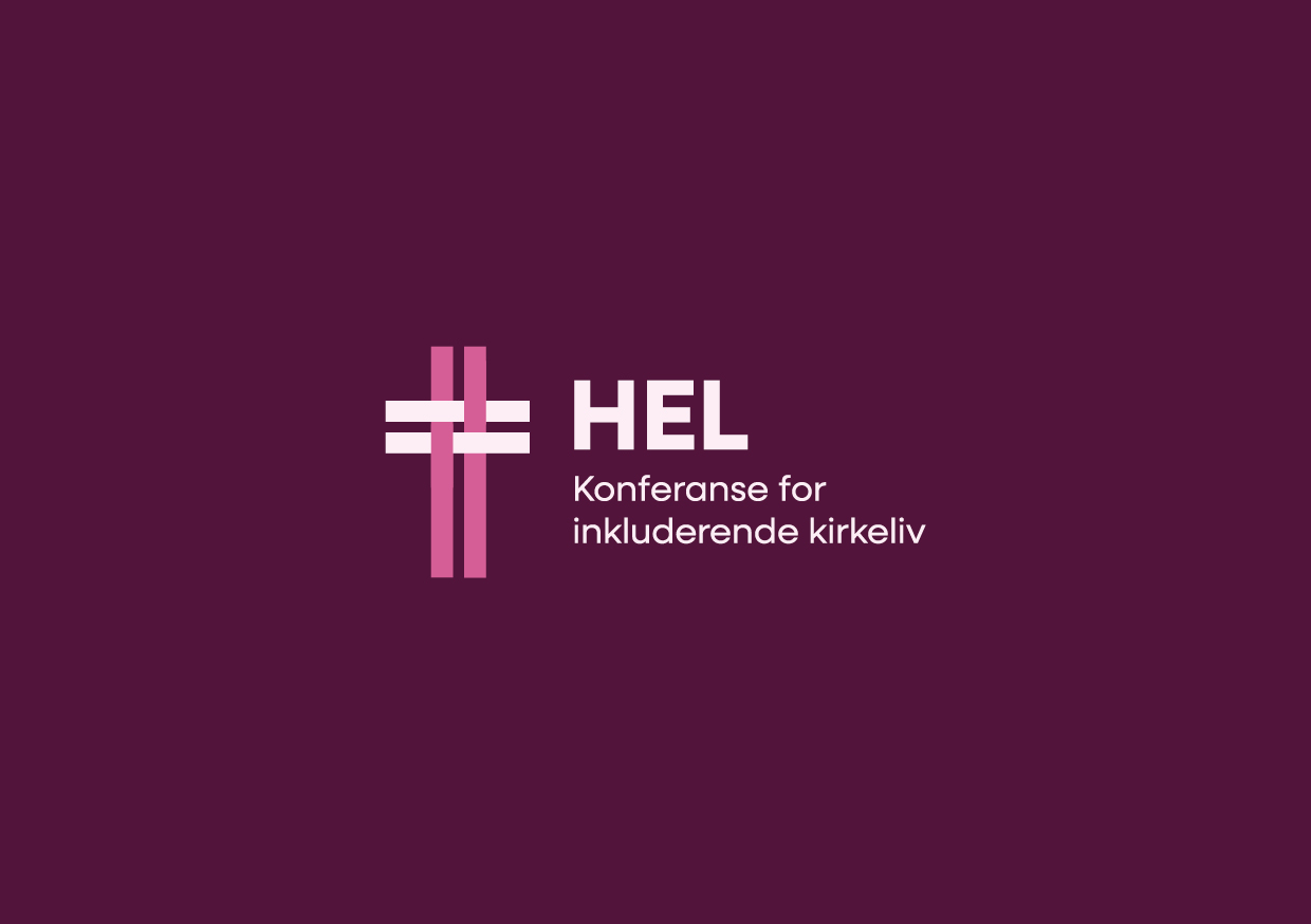 Bilde med logo og tekst: HEL. Konferanse for inkluderende kirkeliv