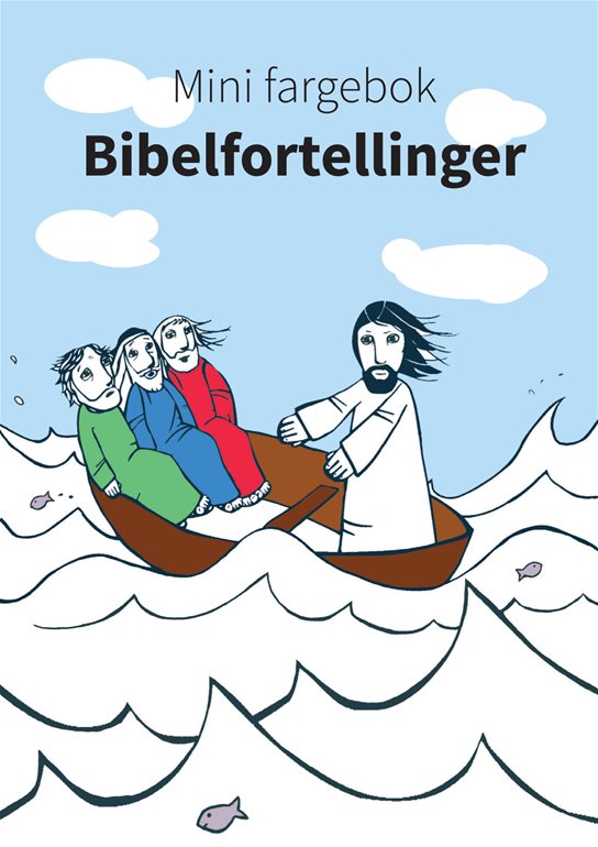 Mini fargebok Bibelfortellinger (bm)