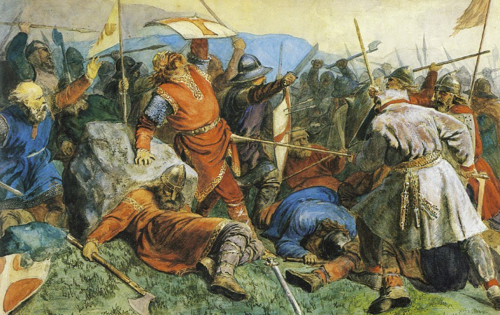 olav-den-helliges-fall-pa-stiklestad.-peter-nicolai-arbo.-skjermbilde